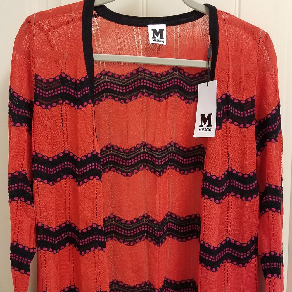Missoni. Buttonless light cardigan.